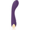 Treasure Hansel Curved Silicone Vibrator - WatchMe Compatible, 17.5cm, Violetinė