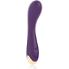 Treasure Hansel Curved Silicone Vibrator - WatchMe Compatible, 17.5cm, Violetinė