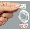 Uniq Pull Latex-Free Intimate Barrier with Strips 3-Pack, Transparent