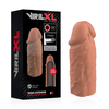 VirilXL Liquid Silicone V3 Extension Sleeve Brown 8.5cm Medical-Grade