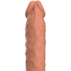 VirilXL Liquid Silicone V5 Extension Sleeve Brown 11cm Adjustable Fit