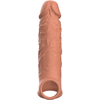 VirilXL Liquid Silicone V9 Brown Extension Sleeve, Adjustable, 13.5cm