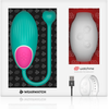Mėlyna WEARWATCH Egg Remote Intimate Device - Snow Mėlyna, Atsparus vandeniui, WatchME Control