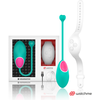 Mėlyna WEARWATCH Egg Remote Intimate Device - Snow Mėlyna, Atsparus vandeniui, WatchME Control