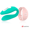 Rožinė WEARWATCH WATCHME Dual Technology Intimate Device Rožinė Atsparus vandeniui Silicone