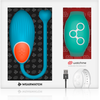 Mėlyna WEARWATCH Aquamarine Intimate Egg with Remote WATCHME Technology, Mėlyna