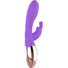 Womanvibe Viora Rechargeable Silicone Dual Stimulation System Lilac-Gold