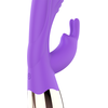 Womanvibe Viora Rechargeable Silicone Dual Stimulation System Lilac-Gold