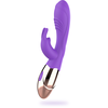 Womanvibe Viora Rechargeable Silicone Dual Stimulation System Lilac-Gold