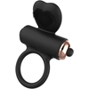 Womanvibe Zeus Silicone Intimate Ring - Ergonomic, 4.1x8.6 cm, Juodas