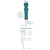 XOCOON Personal Wand Žalias - Rechargeable Massager with Flexible Head