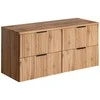 Comad 120 cm pakabinama vonios spintelė su 4 stalčiais Adel oak