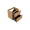 Comad Ąžuolo spalvos pakabinama vonios spintelė su praustuvu Adel oak, 60 cm