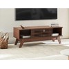 Beliani TV staliukas TV Stand Tamsi Medis TOLEDO 39480 (Tamsus medis)