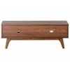 Beliani TV staliukas TV Stand Tamsi Medis TOLEDO 39480 (Tamsus medis)