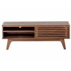Beliani TV staliukas TV Stand Tamsi Medis TOLEDO 39480 (Tamsus medis)
