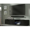 Homelando TV staliukas MITA_TV_STAND_156_BLACK_MAT (Matinė juoda)