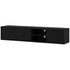 Homelando TV staliukas MITA_TV_STAND_156_BLACK_MAT (Matinė juoda)