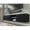 Homelando TV staliukas MITA_TV_STAND_156_BLACK_MAT (Matinė juoda)