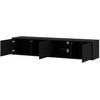 Homelando TV staliukas MITA_TV_STAND_156_BLACK_MAT (Matinė juoda)