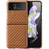 Dux Ducis Venice dėklas skirtas Samsung Galaxy Z Flip 4, rudas