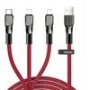 Joyroom "3in1" raudonas 130cm (iki 3.5A / 480 mbps)