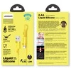 USB kabelis Joyroom (S-1224N2) lightning (2.4A) 1.2m geltonas