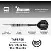 30 gramų strėlytės Harrows Supergrip QP Tapered Quick 90% volframo