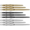 42 mm metalinės adatėlės Target Signature Swiss Points RST, geltonos
