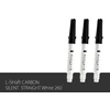 Besisukantys koteliai L-style L-SHaft Silent Carbon 260, baltos/juodos spalvos