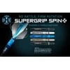 Koteliai Harrows Supergrip Spin, pilki, trumpi, 35 mm