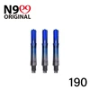 Koteliai L-style N9 Gradient L-SHaft 190, pilkos/mėlynos spalvos, trumpi