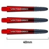 Koteliai Winmau Vecta Blade 360, ilgi, 40 mm, raudonos sp.