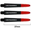 Koteliai Winmau Vecta Blade 360, vidutiniai, 37 mm, juodos sp.