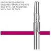Metalinės adatėlės Target Swiss Smooth, 30 mm