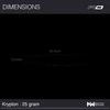 Red Dragon Strėlytės Raudona Dragon Krypton, 25 gramų