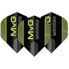 Sparneliai Winmau Prism Delta - MvG, juoda/žalia spalvos