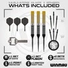 23 gramų strėlytės Winmau Exion Parallel Switch Point 90% volframo