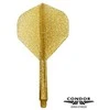 Vientisa trumpo kotelio ir standartinio sparnelio sistema Condor Lame Glitter No.2, aukso sp.