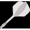 Winmau Fusion 2 standard - integruota kotelio ir standartinio sparnelio sistema, skaidrūs, ilgi