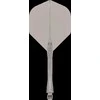 Winmau Fusion 2 standard - integruota kotelio ir standartinio sparnelio sistema, pilki, ilgi