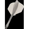 Winmau Fusion 2 standard - integruota kotelio ir standartinio sparnelio sistema, pilki, ilgi