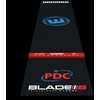Winmau Pro Zone - precizinis PVC smiginio kilimėlis su integruotu borteliu