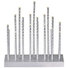 Emos Advento žvakė 19x LED, sidabrinė, 3x AA, 28,5 cm