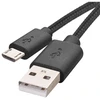 Emos USB-A 2.0 / microUSB 2.0 charging/data cable, 2m, juodas
