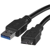 Emos Įkrovimo ir jungiamasis kabelis USB-A 3.0 / micro B 3.0 juodas 1 m