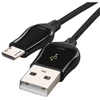 USB kabelis Emos USB-A - mikroUSB 1 m Juodas (SM7004B)