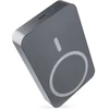 Emos Išorinis akumuliatorius 20 W + belaidis + MagSafe mini 10000 mAh PD, pilkos spalvos