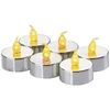 Emos LED decoration - tea light sidabrinis, CR2032, indoor, vintage, 6 pcs