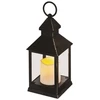 Emos Led komercinės žibintai Žvakė 24cm 3xAA, derliaus, laikmatis Juodas DCLV02